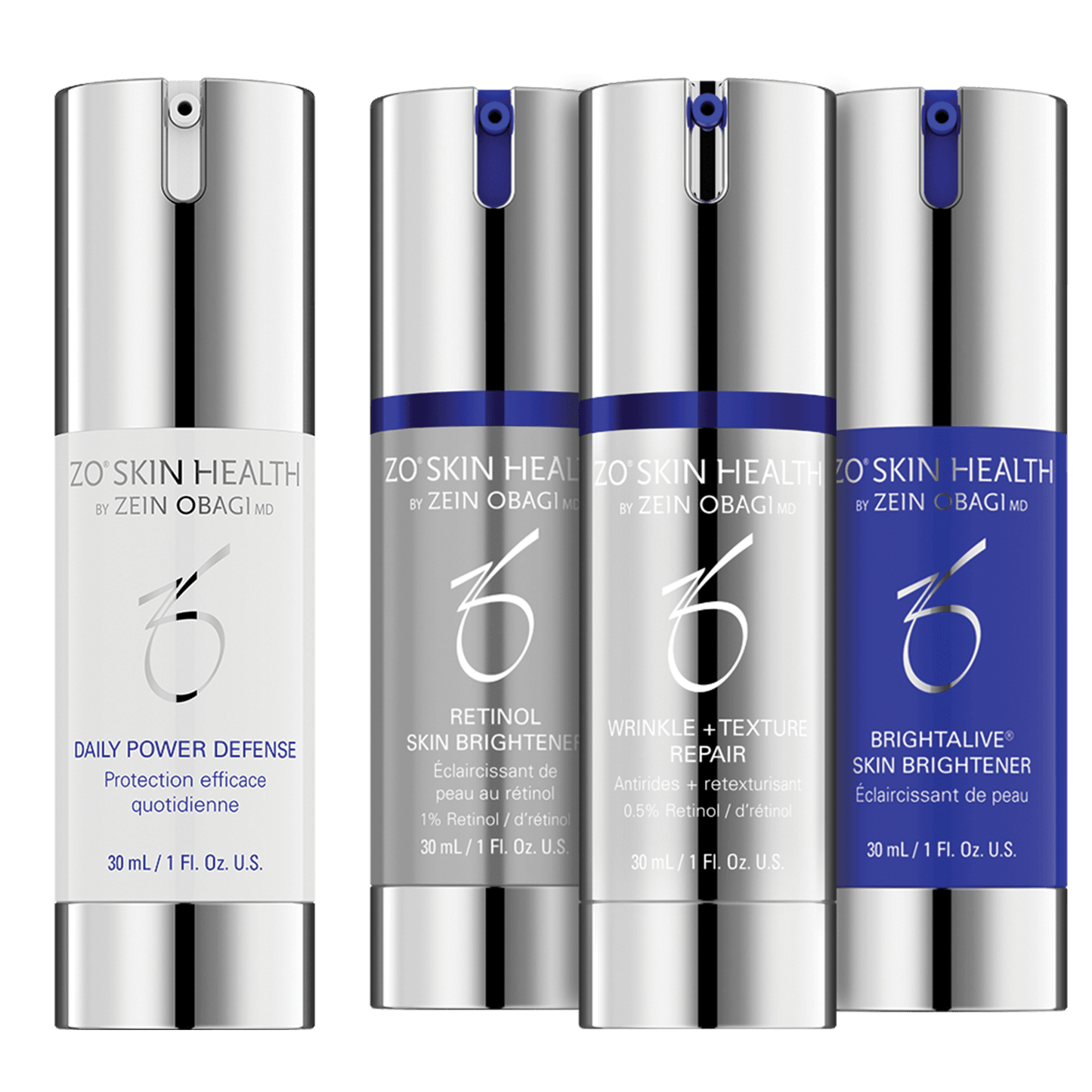ZO® Skin Health - Skin Brightening Program + Texture Repair (Set mit 4 Produkten) - bellederma®