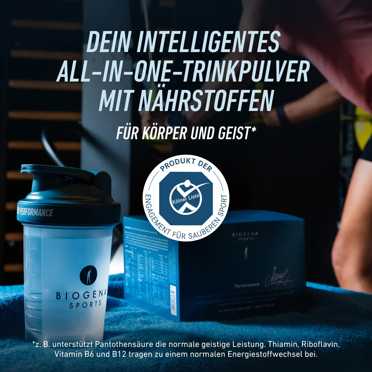 BIOGENA Performance (Creatin, BCAAs, PEAK ATP® und Ashwagandha)