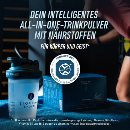 BIOGENA Performance (Creatin, BCAAs, PEAK ATP® und Ashwagandha)